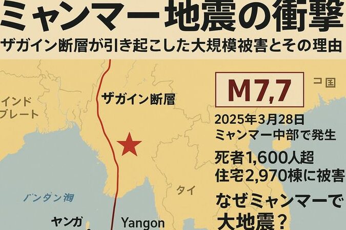 ミャンマー地震の震度はいくつ？最新情報と影響を解説